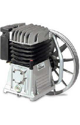 Tête De Compression Nue 5,5CV, Chemisée Fonte, Avec Volant Et Filtre D'Aspiration